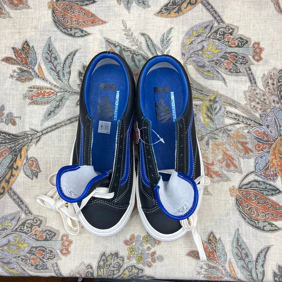 NEW VANS Style 36 VLT LX Princess Blue Black Sneakers US Women 9 Men 7.5 VAULTED - Picture 10 of 12